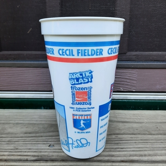 Vintage 1992/1994 MLB Jim Abbott & Cecil Fielder Collector Series souvenir cups - Picture 3 of 13